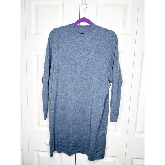 Hatch The Belen Blue Long Sleeve Wool Blend Maternity Dress Womens Size 2 Medium - Picture 1 of 12